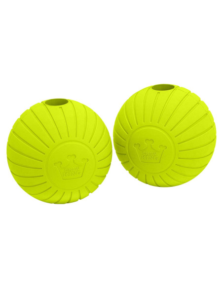 Pelota de Fetch Chew King Supreme 6.35 cm - Caucho Natural Duradero Pelota de Fetch Chew King Supreme 6.35 cm - Caucho Natural Duradero