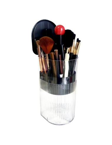 Soporte Organizador para Brochas de Maquillaje YIEZI - Negro