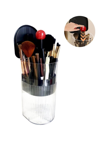 Soporte Organizador para Brochas de Maquillaje YIEZI - Negro Soporte Organizador para Brochas de Maquillaje YIEZI - Negro