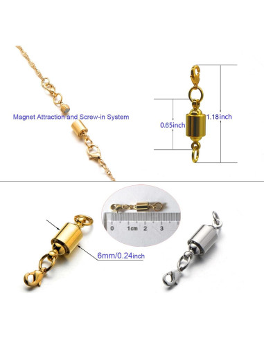Cierres Magnéticos Zpsolution para Collares - 8 Piezas