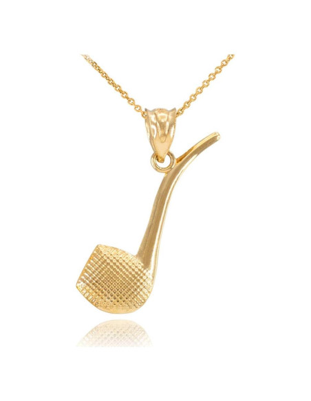 Collar de Oro 14k con Colgante de Tabaquera Claddagh Gold Collar de Oro 14k con Colgante de Tabaquera Claddagh Gold