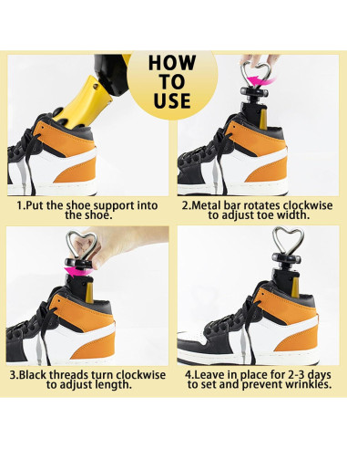 Estirador de Zapatos YUYJME Ajustable para Hombres y Mujeres