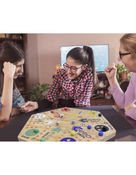 Juego de Mesa Wahoo MUCITAGF 50.8 cm Doble Cara 4-6 Jugadores Juego de Mesa Wahoo MUCITAGF 50.8 cm Doble Cara 4-6 Jugadores