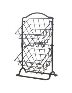 Canasta de Almacenamiento de Frutas Gourmet Basics Mikasa 2 Niveles