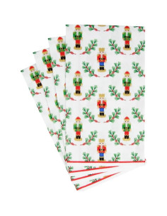 Servilletas de Invitado Caspari 15 Pzas - Diseño Cascanueces 2