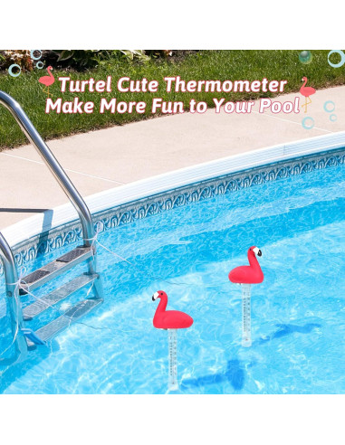 Termómetro de Piscina Flotante Inpool Flamingo Resistente