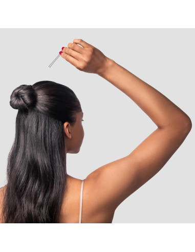 Pinzas para el cabello Diane 100 unidades en 3 tamaños - Negro