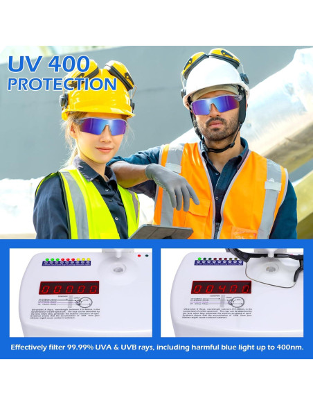 Gafas de Seguridad OXG 6 Paquete Lentes Resistentes Unisex Gafas de Seguridad OXG 6 Paquete Lentes Resistentes Unisex