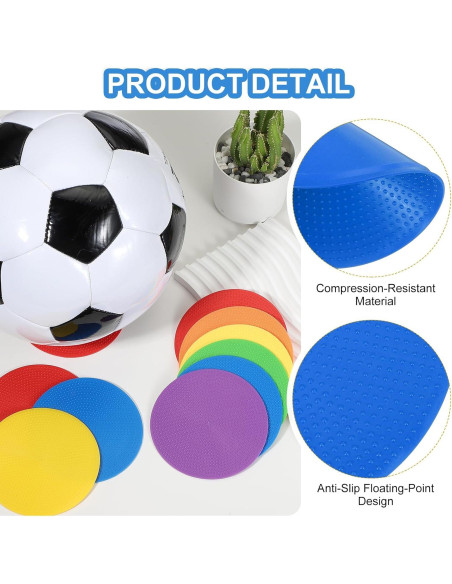 Marcadores de Punto Antideslizantes PATIKIL 10 cm Azul - 6 Pcs Marcadores de Punto Antideslizantes PATIKIL 10 cm Azul - 6 Pcs