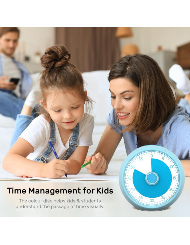 Temporizador Visual Conchstar 60 Minutos para Niños Azul
