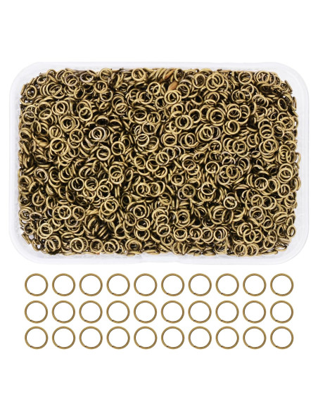 Anillas de Salto Abiertas Mandala Crafts 5000 Piezas 3mm Bronce Anillas de Salto Abiertas Mandala Crafts 5000 Piezas 3mm Bronce
