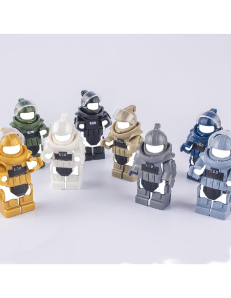 Figuras de Soldados MaozyHomie Traje Desactivación Bombas Azul Figuras de Soldados MaozyHomie Traje Desactivación Bombas Azul