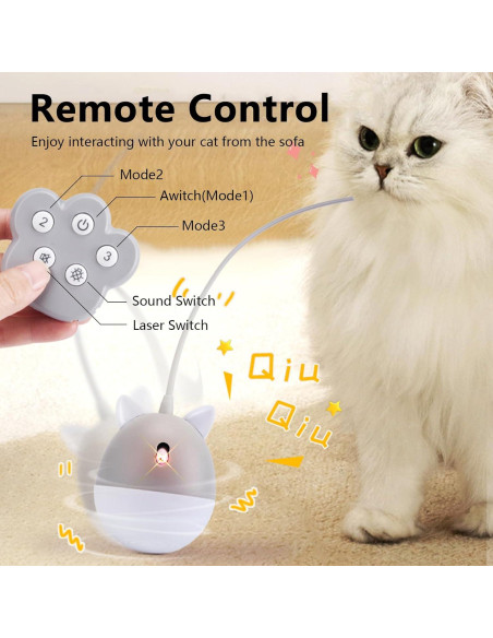 Juguete Lásers Automático Interactivo para Gatos Genérico Gris Juguete Lásers Automático Interactivo para Gatos Genérico Gris