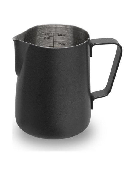 Pitcher de Leche Watchget 350ml Acero Inoxidable Negro Pitcher de Leche Watchget 350ml Acero Inoxidable Negro