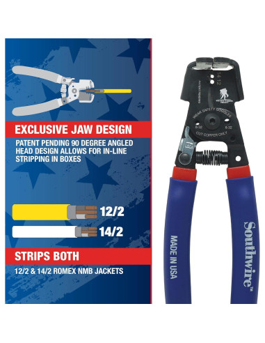 Destripador de Cables Southwire 65172140 BoxJaw 12/2 y 14/2