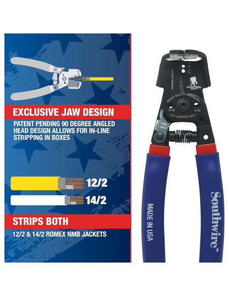 Destripador de Cables Southwire 65172140 BoxJaw 12/2 y 14/2 Destripador de Cables Southwire 65172140 BoxJaw 12/2 y 14/2