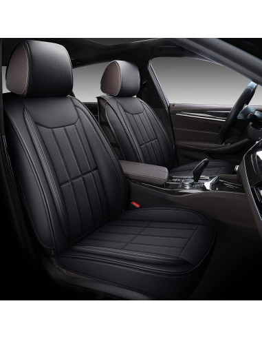 Fundas de Asiento SPEED TREND ST-003 Negro Cuero PU Premium