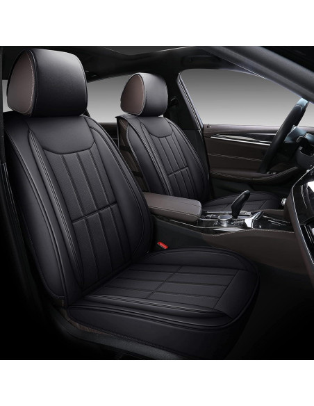 Fundas de Asiento SPEED TREND ST-003 Negro Cuero PU Premium Fundas de Asiento SPEED TREND ST-003 Negro Cuero PU Premium