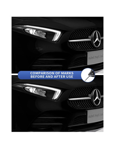 Pintura de Retoque PARTS4EV 12.1ml Negro Jet para Mercedes-Benz