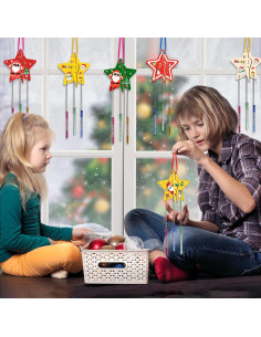 Kit de Manualidades Patrióticas MEZOOM - Carillón de Estrellas 3D 2