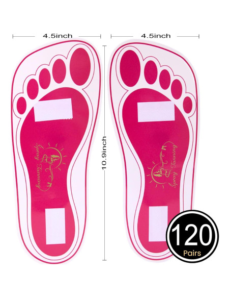 120 Pares Almohadillas Desechables Bronceado HeeStar 27.69 cm 120 Pares Almohadillas Desechables Bronceado HeeStar 27.69 cm