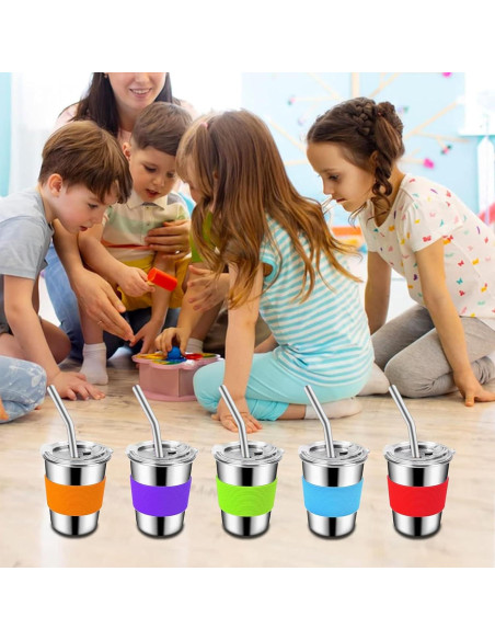 Tazas de Acero Inoxidable Yummy Sam 8oz para Niños - A Prueba de Derrames Tazas de Acero Inoxidable Yummy Sam 8oz para Niños - A Prueba de Derrames
