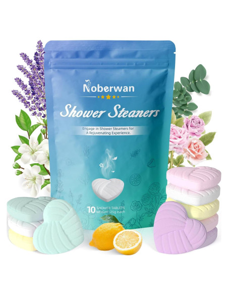 Bombas de Ducha Aromaterapia Noberwan - 10 Aceites Esenciales Bombas de Ducha Aromaterapia Noberwan - 10 Aceites Esenciales