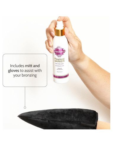 Fake Bake Autobronceador Líquido Más Oscuro 180 ml con Mitón