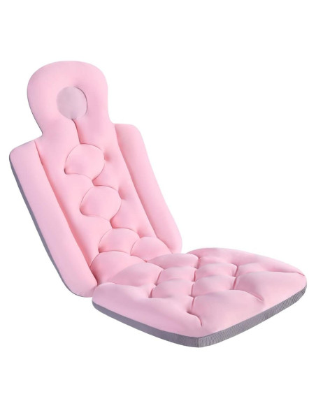 Almohada de Baño Ergonómica Juaugusep Rosa 93x40cm Almohada de Baño Ergonómica Juaugusep Rosa 93x40cm