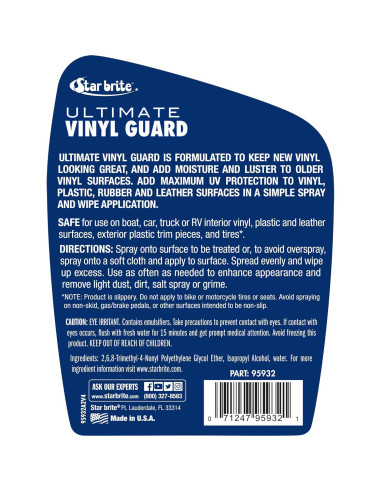 Guardia Vinílica Star Brite + Gel Spray Eliminador de Manchas