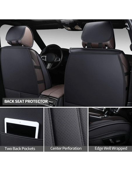 Fundas de Asiento SPEED TREND ST-003 Negro Cuero PU Premium Fundas de Asiento SPEED TREND ST-003 Negro Cuero PU Premium