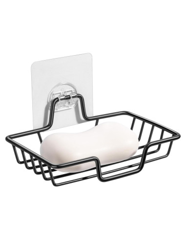 Soporte de Jabón Rainspire Negro Acero Inoxidable 304 para Ducha