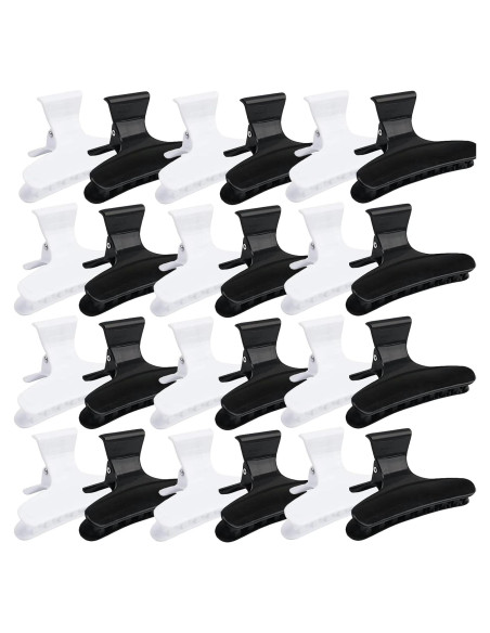 Clips de Pelo Ondder 24 Pcs Mariposa Antideslizantes 8.13 cm Clips de Pelo Ondder 24 Pcs Mariposa Antideslizantes 8.13 cm