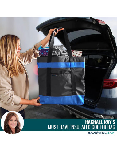 Bolsa Térmica Jumbo Rachael Ray 37.85L Aislada Negra