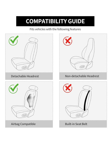 Fundas de Asiento SPEED TREND ST-003 Negro Cuero PU Premium