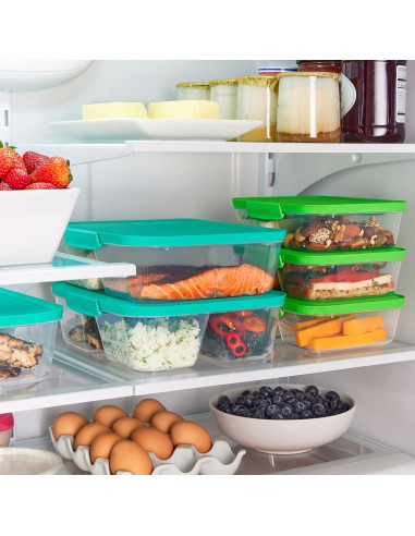 Contenedores de Almacenamiento de Comida Sistema Nest It 8 Tazas 5 Pzas