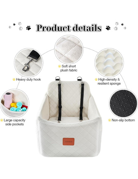 Asiento Elevador para Perros INDYBUD Mediano Beige 15.9 kg Asiento Elevador para Perros INDYBUD Mediano Beige 15.9 kg
