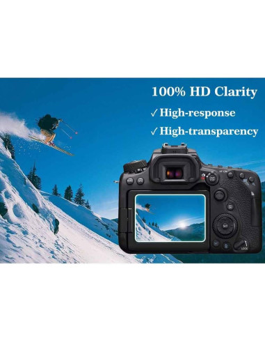 Protector de Pantalla LCD ULBTER para Canon EOS 90D 80D 70D 77D