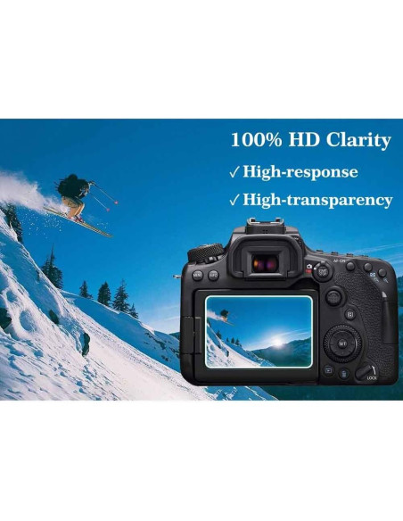 Protector de Pantalla LCD ULBTER para Canon EOS 90D 80D 70D 77D Protector de Pantalla LCD ULBTER para Canon EOS 90D 80D 70D 77D