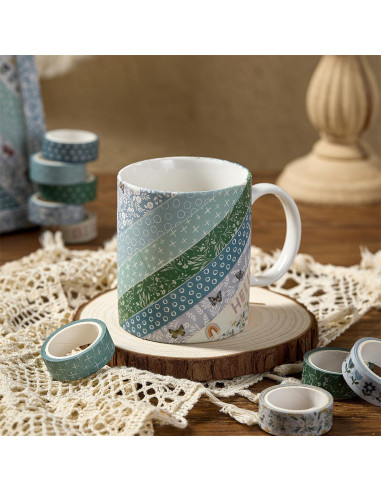 Conjunto de Cinta Washi YUBX Boho 10 Rollos Decorativa 15mm