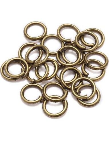 Anillos de Salto MAHAVIMOKSA 1000pcs 4mm Bronce Antiguo