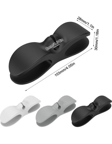 Organizador de Cables Eosraffa 4PCS Adhesivo para Electrodomésticos