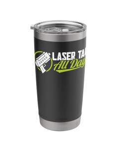 Vaso Térmico Acero Inoxidable 20 oz Favores Fiesta Laser Tag