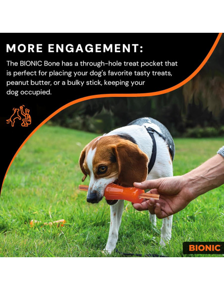Hueso BIONIC para Perros Pequeños - Juguete Interactivo 9 kg Hueso BIONIC para Perros Pequeños - Juguete Interactivo 9 kg