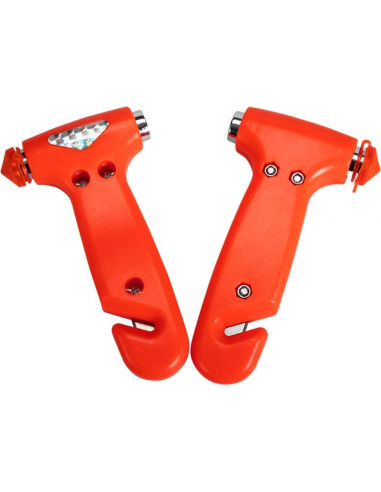 Martillo de Seguridad MOTORBUDDY 2 Paquetes Cortador Cinturón