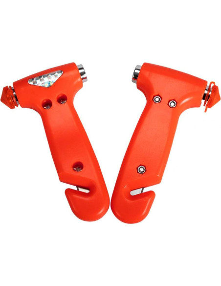 Martillo de Seguridad MOTORBUDDY 2 Paquetes Cortador Cinturón Martillo de Seguridad MOTORBUDDY 2 Paquetes Cortador Cinturón
