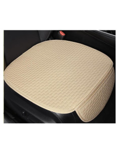 Funda de Asiento de Coche 2PCS Yourkar Beige Transpirable