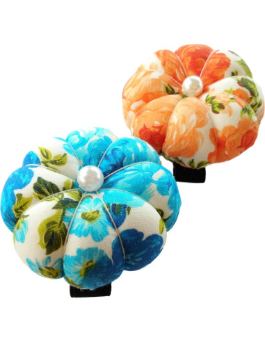 Almohadillas de Agujas CUSHYSTORE 2 Piezas Floral Ajustables