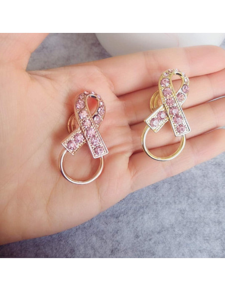 Broche Magnético Rosa Conciencia Cáncer de Mama NOUMANDA Broche Magnético Rosa Conciencia Cáncer de Mama NOUMANDA