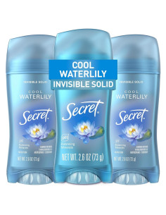 Desodorante Antitranspirante Secret Fresh Lirio de Agua 74.8g x3